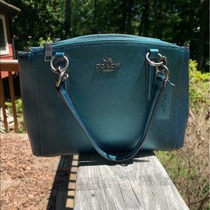 Coach Purse - Limited Edition Peacock Color